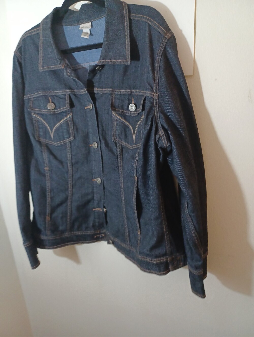 Venezia Indigo Denim Jacket with Contrast Stitching